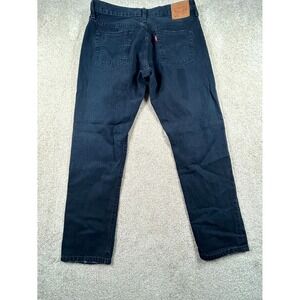 Vintage Levis 501 CT Jeans Mens 28x32 Dark Blue Denim Tapered Leg Distressed